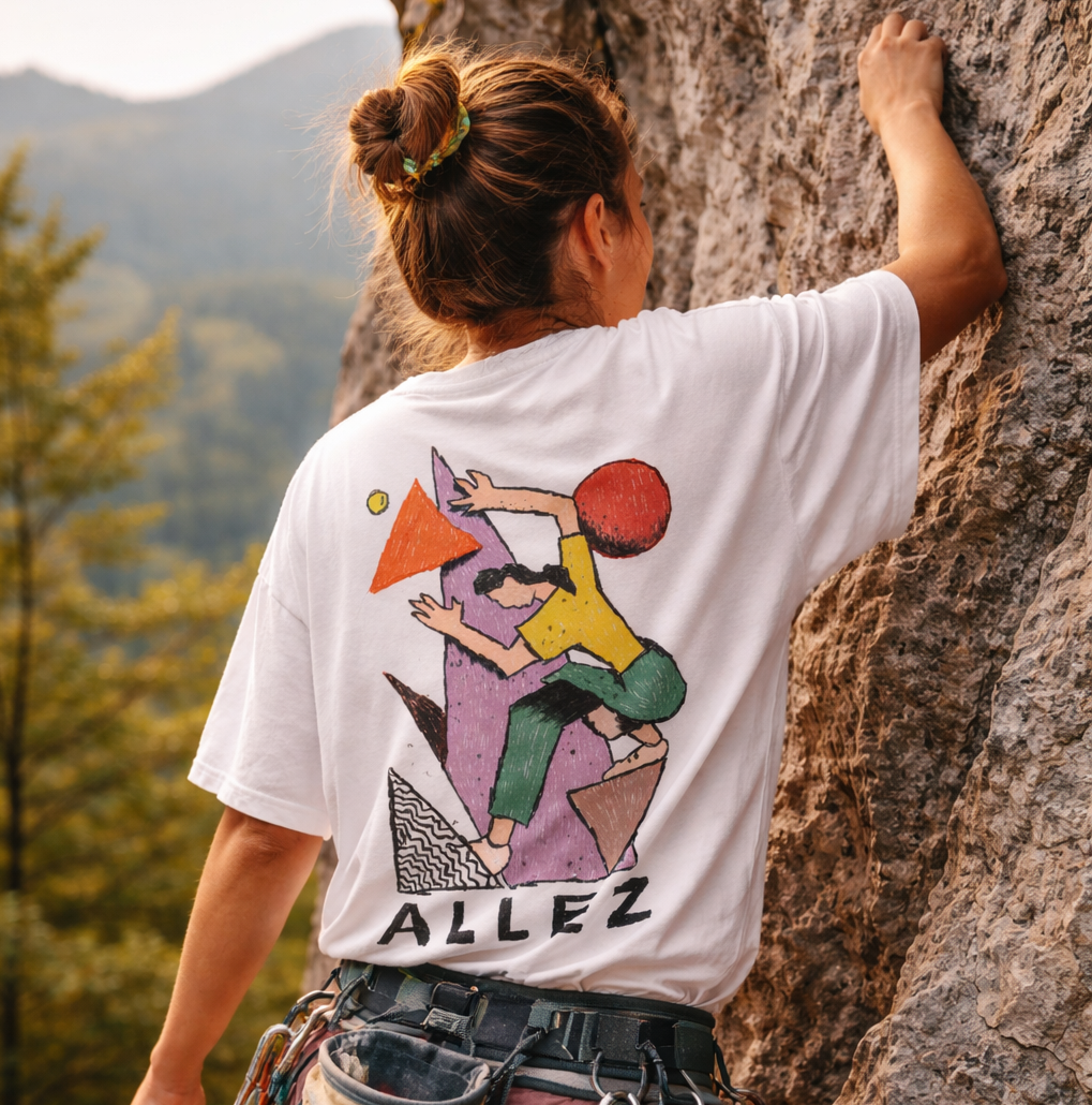 JUDE - ALLEZ CLIMBING - OVERSIZED TEE